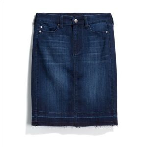 Liverpool denim pencil skirt